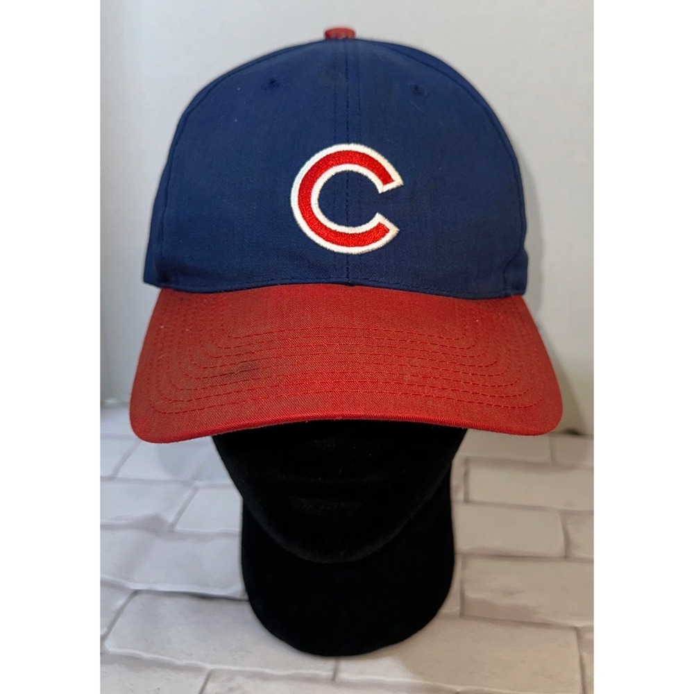 Vintage Chicago Cubs Twins Enterprise MLB Snapback Hat Blue Red 1 Size Fits‎ All